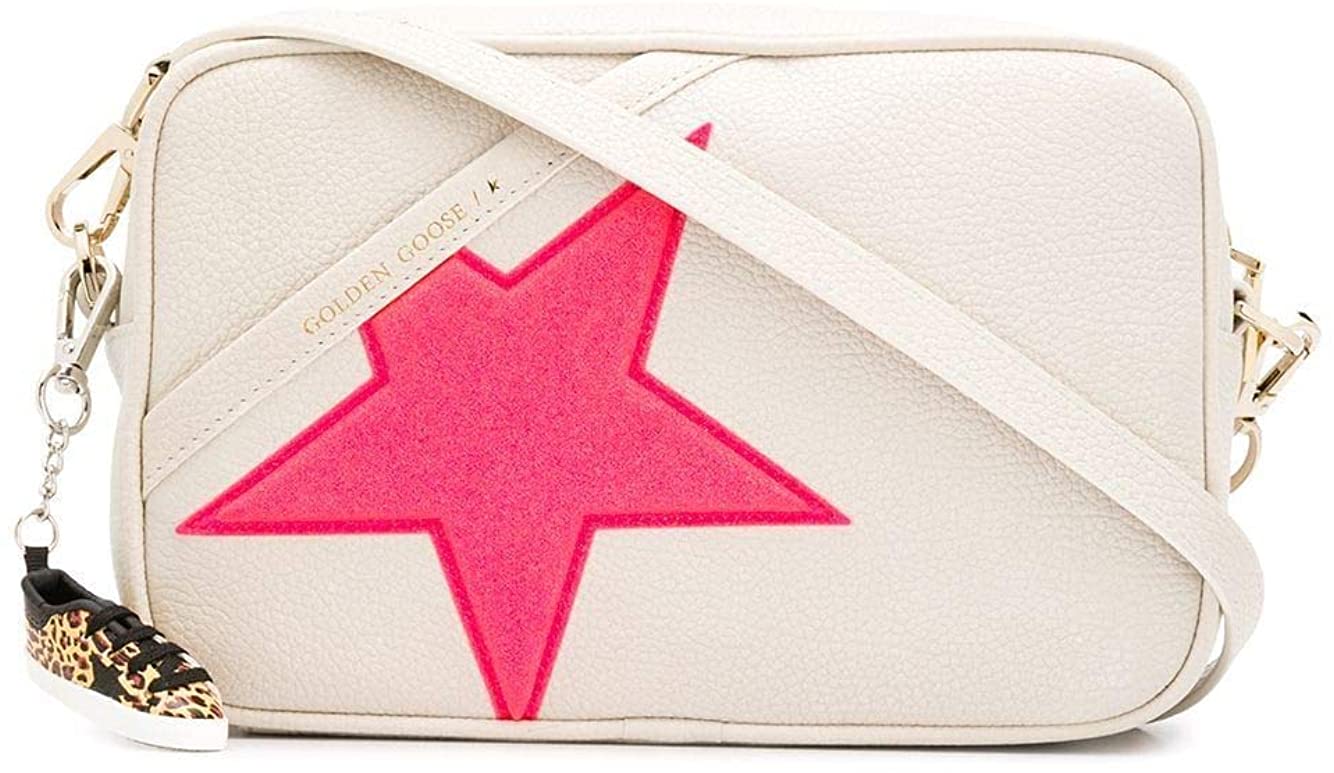 Price:$395.99    Luxury Fashion | Golden Goose Woman G36WA881A7 White Leather Shoulder Bag | Spring Summer 20  GOLDEN GOOSE  Clothing