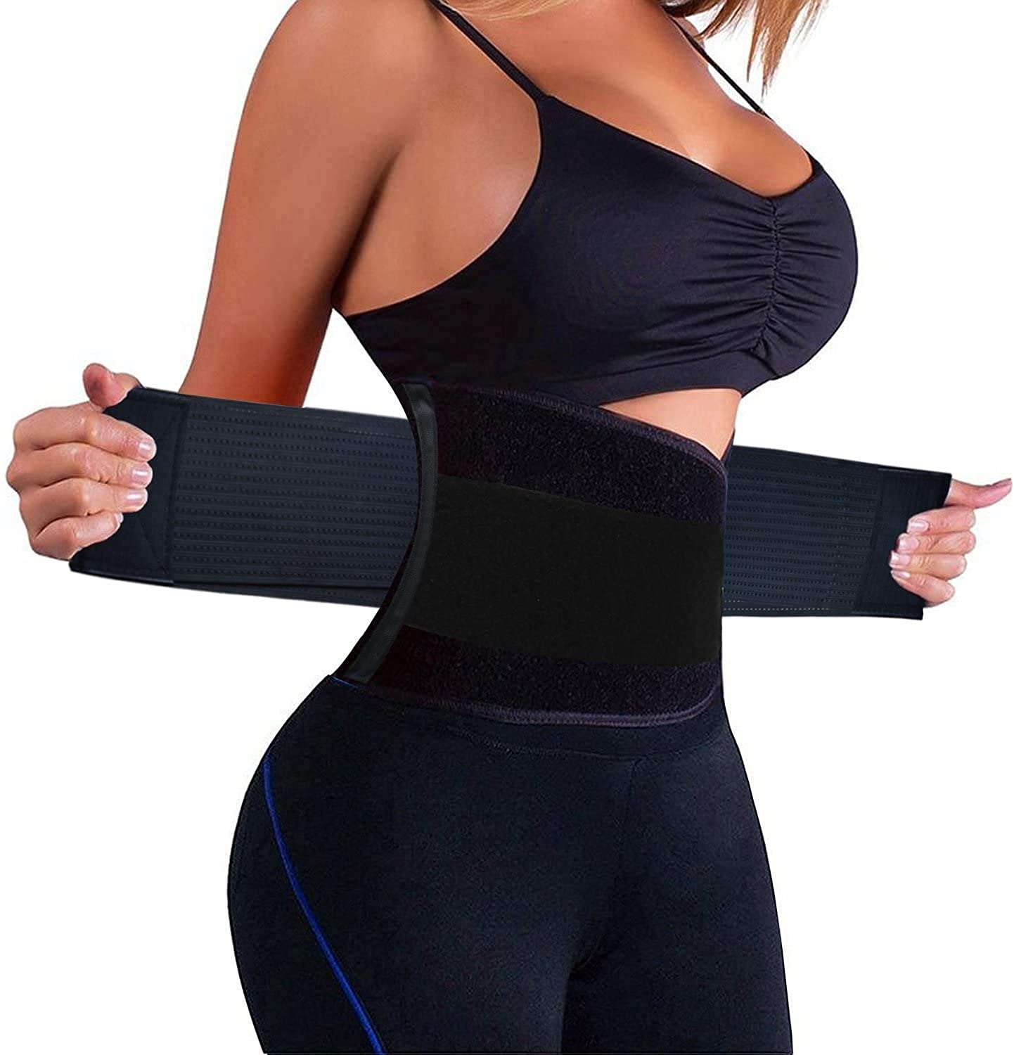 Price:$11.99 Evenriver Women Sports Waist Trainer Lower Back Brace Cinchers with Dual Adjustable Belly for Slimming Body Shaper at Amazon Women’s Clothing store