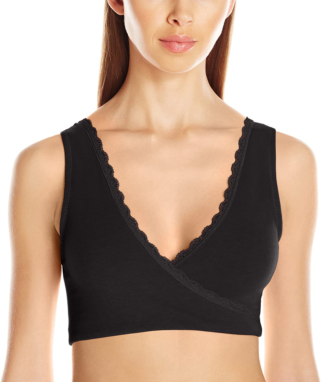 Price:$23.59 Lamaze Maternity Women's Lace Soft Sleep and Nursing Bra, Black, Medium at Amazon Women’s Clothing store