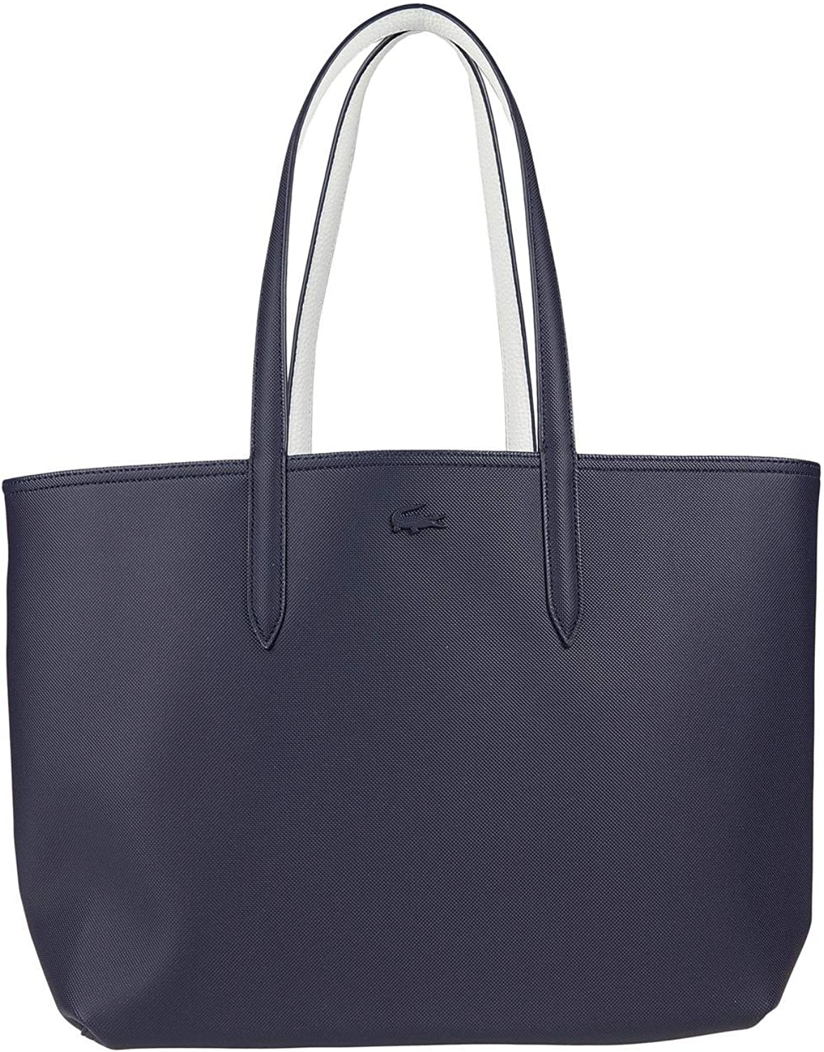 Price:$147.95    Lacoste Womens Anna Shopping Tote Bag, Marine Stripes  Clothing