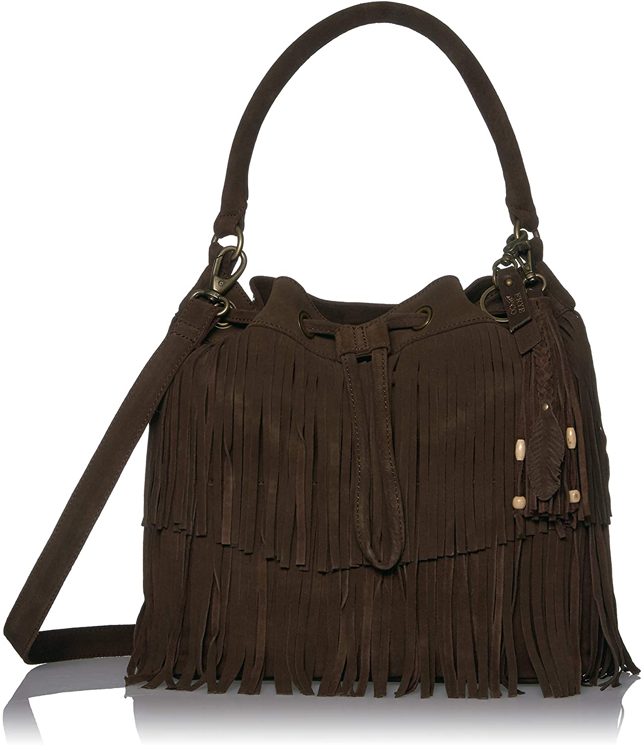 Price:$144.39 Frye and Co Handbags Phoebe Bucket Bag, Dark Brown  Handbags   