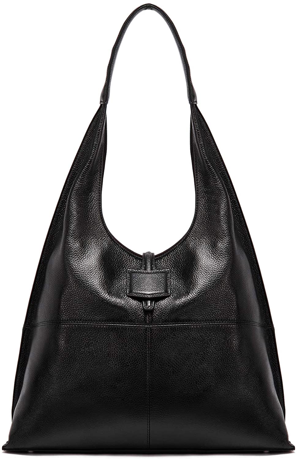 Price:$59.99    BOSTANTEN Women Leather Hobo Handbags Designer Purses Shoulder Bags Black  Clothing
