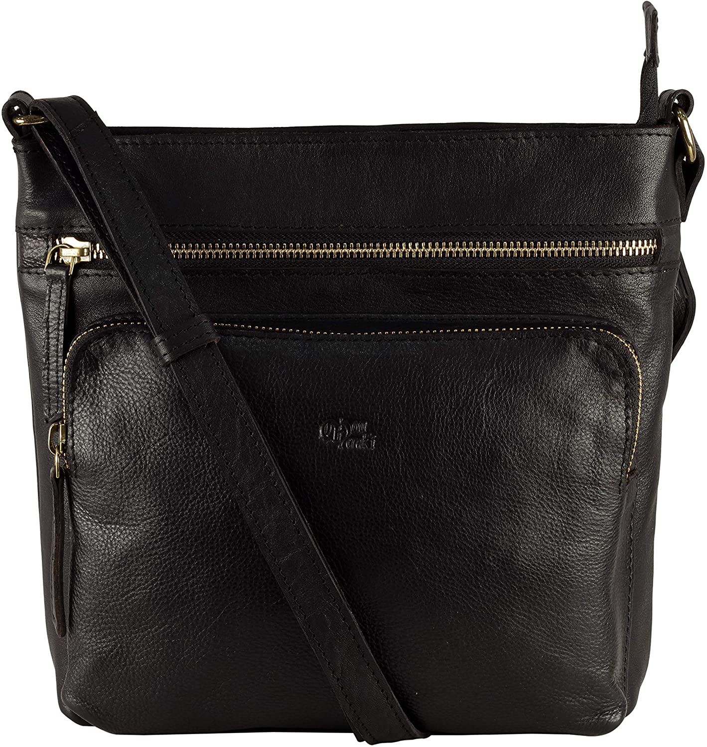 Price:$42.90    Mou Meraki Genuine Leather Crossbody Purse and Handbags - Crossover Bag Over the Shoulder Women (SMALL BLACK)  Clothing