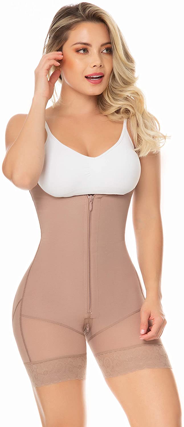 Price:$88.99 Shape Concept 055 Fajas Colombianas Reductoras y Moldeadoras High Compression Garments Bodysuit Covered Back at Amazon Women’s Clothing store
