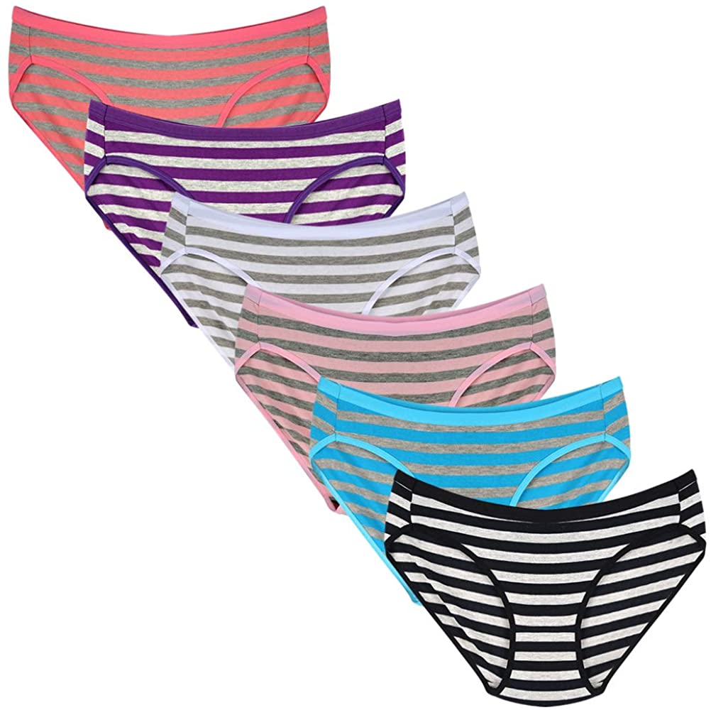 Price:$16.99 Closecret Women Breathable Underwear Soft Cotton Stretch Bikini Panties at Amazon Women’s Clothing store