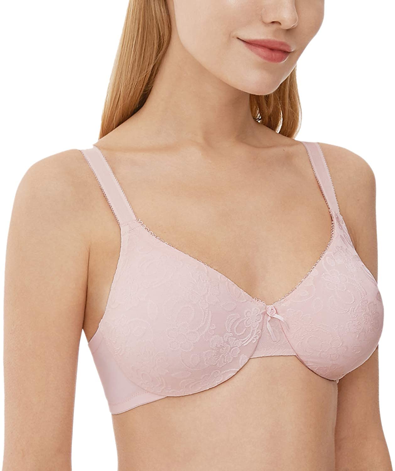 Price:$16.99 MELENECA Women's Minimizer Full Coverage Bra Criss Cross Back Lift with Underwire at Amazon Women’s Clothing store