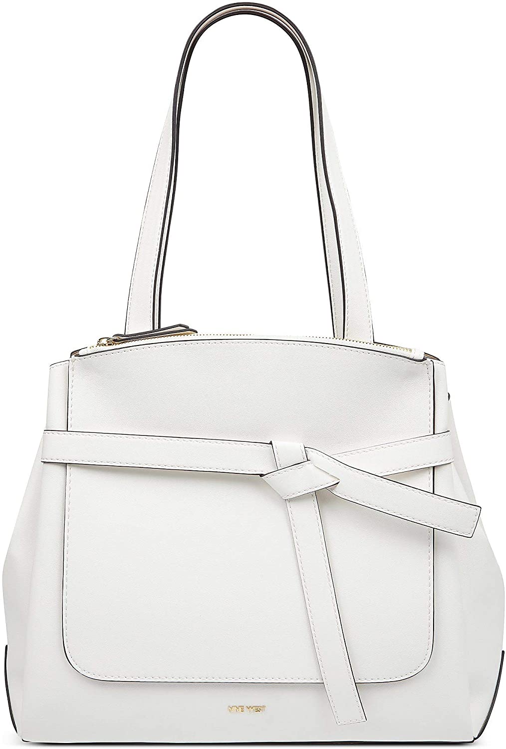 Price:$73.44 Nine West TERESKA Shoulder Bag, White  Handbags   