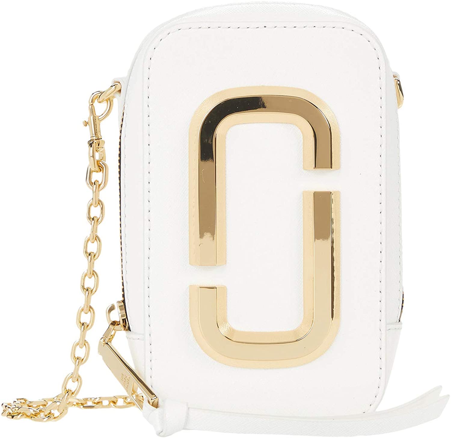 Price:$295.00    Marc Jacobs The Hot Shot Solid Shoulder Bag Brilliant White One Size  Clothing