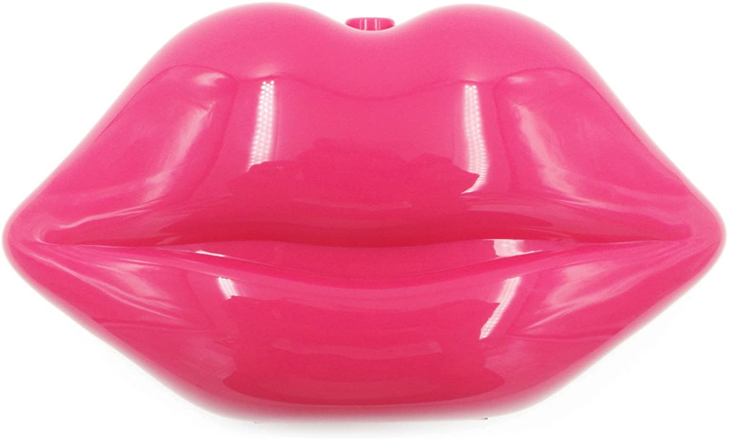 Price:$23.98 LUI SUI Women's Elegant Acrylic Lip Shaped Shoulder Bag Clutch (Pink)  Handbags   