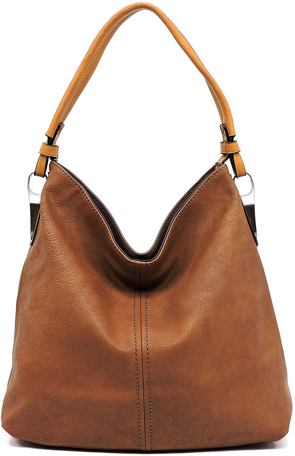 Price:$38.95    Janin Handbag Bucket Style Hobo Shoulder Bag with Extra Longer Strap  Clothing
