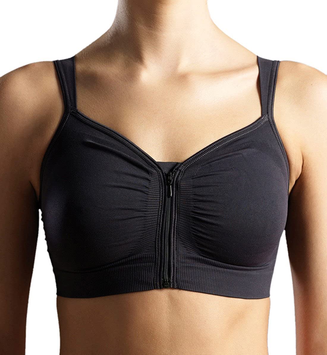 Price:$43.00 CAREFIX Anna Sleep/Comfort Zipper Bra (327050) at Amazon Women’s Clothing store