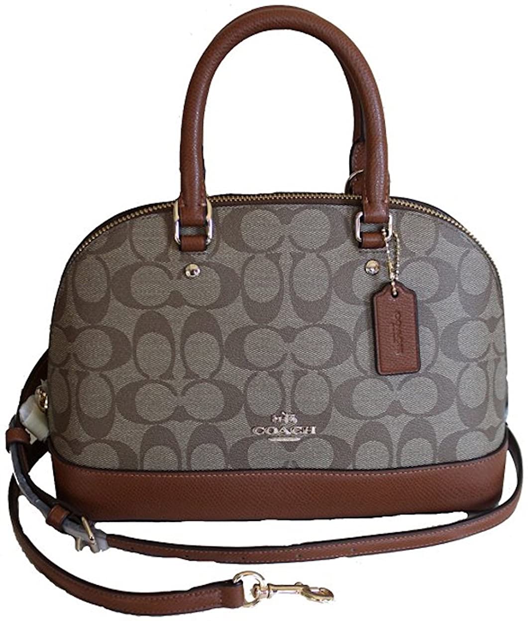 Price:$189.00 Coach Signature Mini Sierra Satchel Purse #F37232  Handbags   