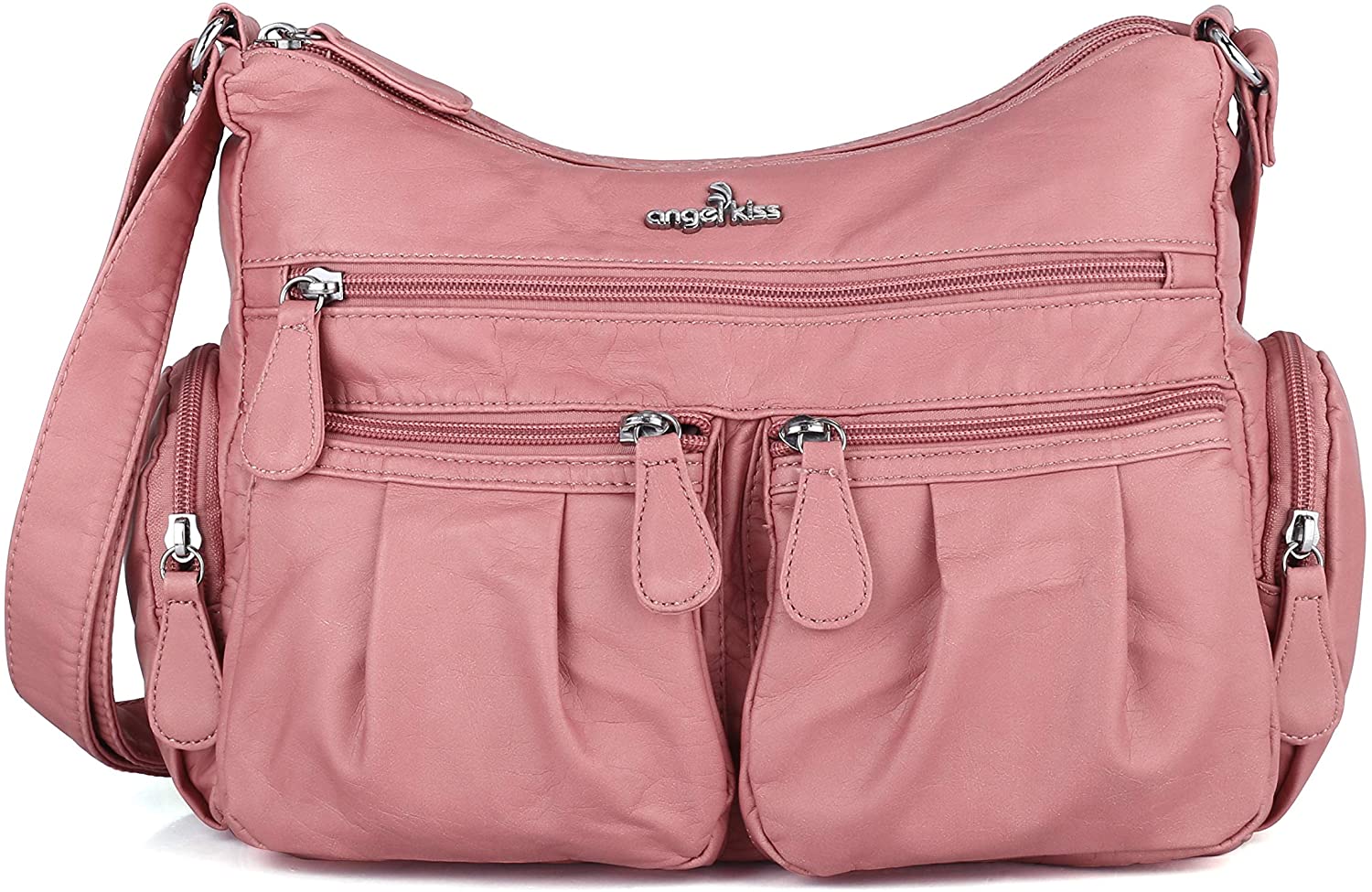 Price:$26.66    Crossbody Bags for Women,Angelkiss Ladies Shoulder Messenger Handbags and Purses Medium Faux Leather Pocketbooks  Clothing