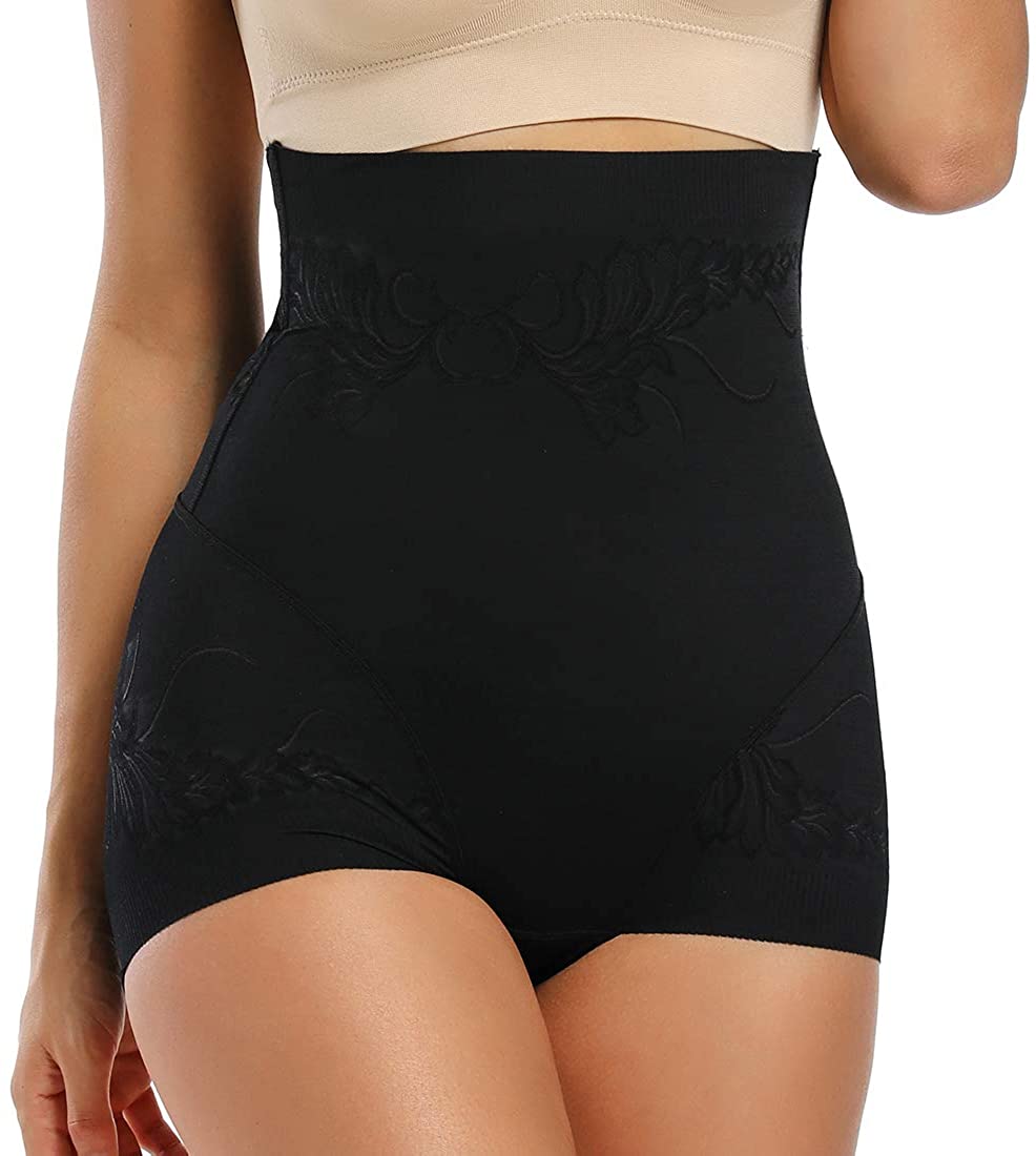 Price:$12.99 WOWENY High Waist Shapewear Panty for Women Tummy Control Body Shaper Briefs Slimming Seamless Underwear Girdles at Amazon Women’s Clothing store