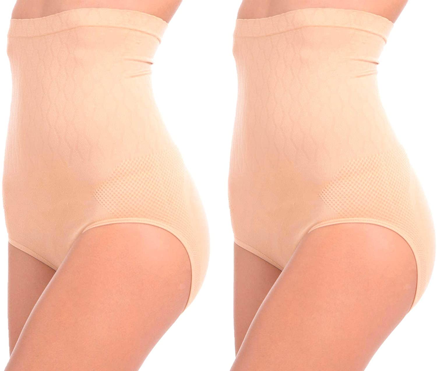Price:$21.99 WunderWear F.I.X Shapewear for Women - 2 Pack - Tummy Control - Butt Shaping Underwear (X-Large, Nude-Nude) at Amazon Women’s Clothing store