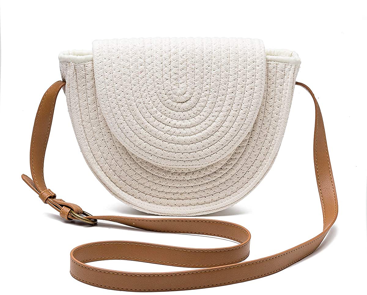 Price:$19.99 Kadell-Women's Shoulder Bag, Summer Plastic Bamboo Rattan Crossbody Bag  Handbags   