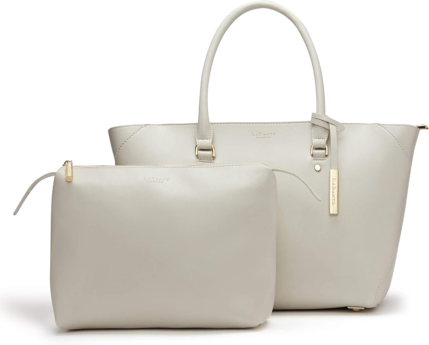 Price:$280.00    LaBante - Sophie - Vegan Handbags for women - Grey Handbag Vegan Tote Bag for women | Vegan Purse Shoulder Bags for women  Clothing