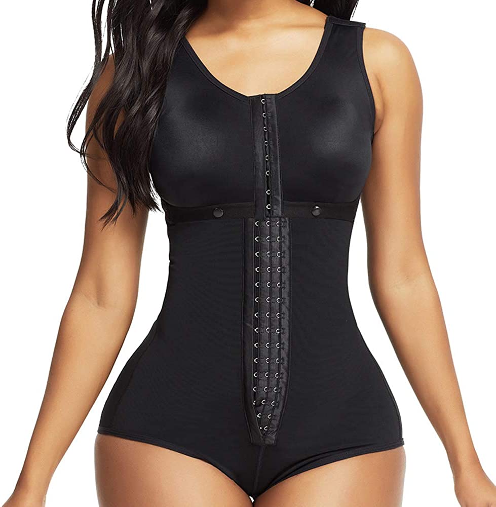 Price:$27.99 Wonder-Beauty Women's Firm Control Shapewear Tummy Control Butt Lifter Bodysuit Full Body Shaper Compression Garment at Amazon Women’s Clothing store