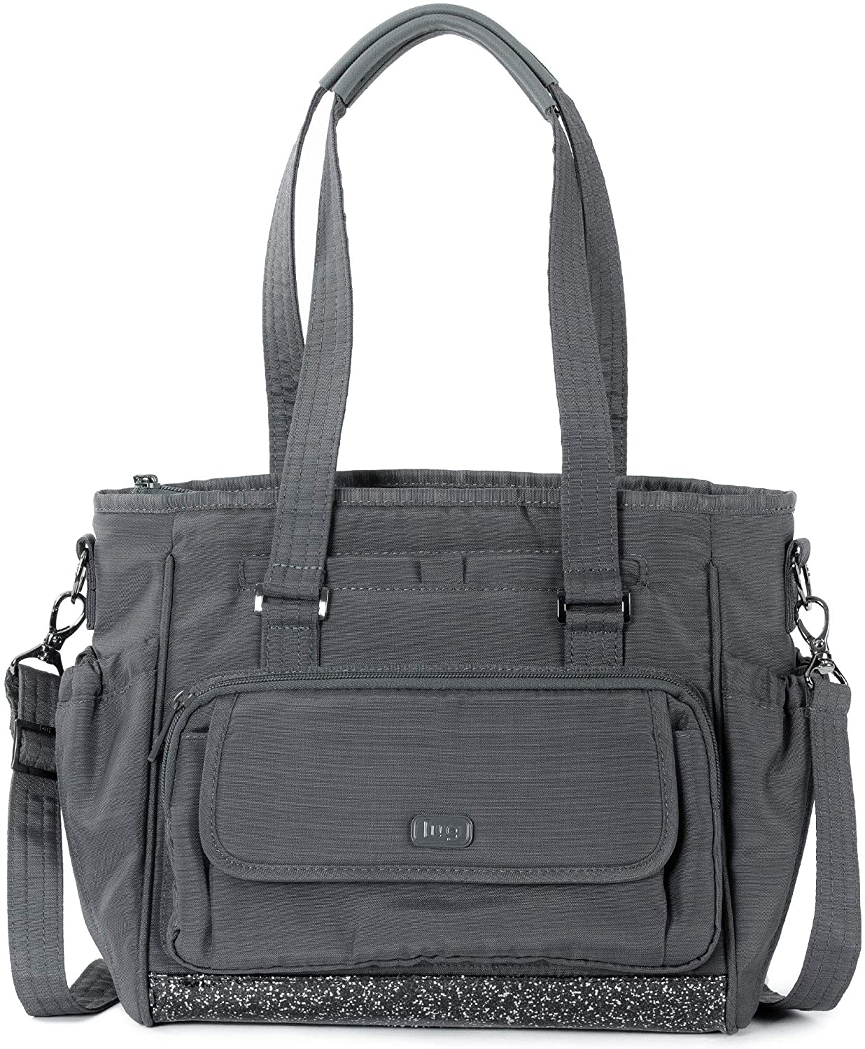 Price:$69.42    Lug Women's Promenade Everyday Bag, Grey/Silver, One Size  Clothing