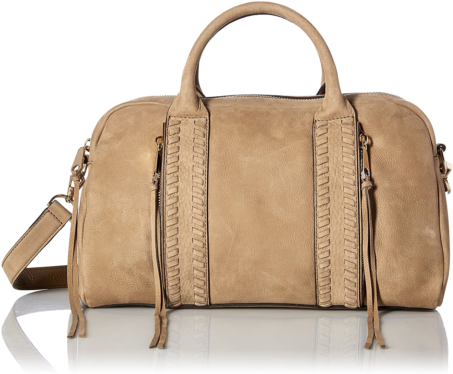 Price:$248.93    Rebecca Minkoff Vanity Zip Satchel, FANGO  Clothing