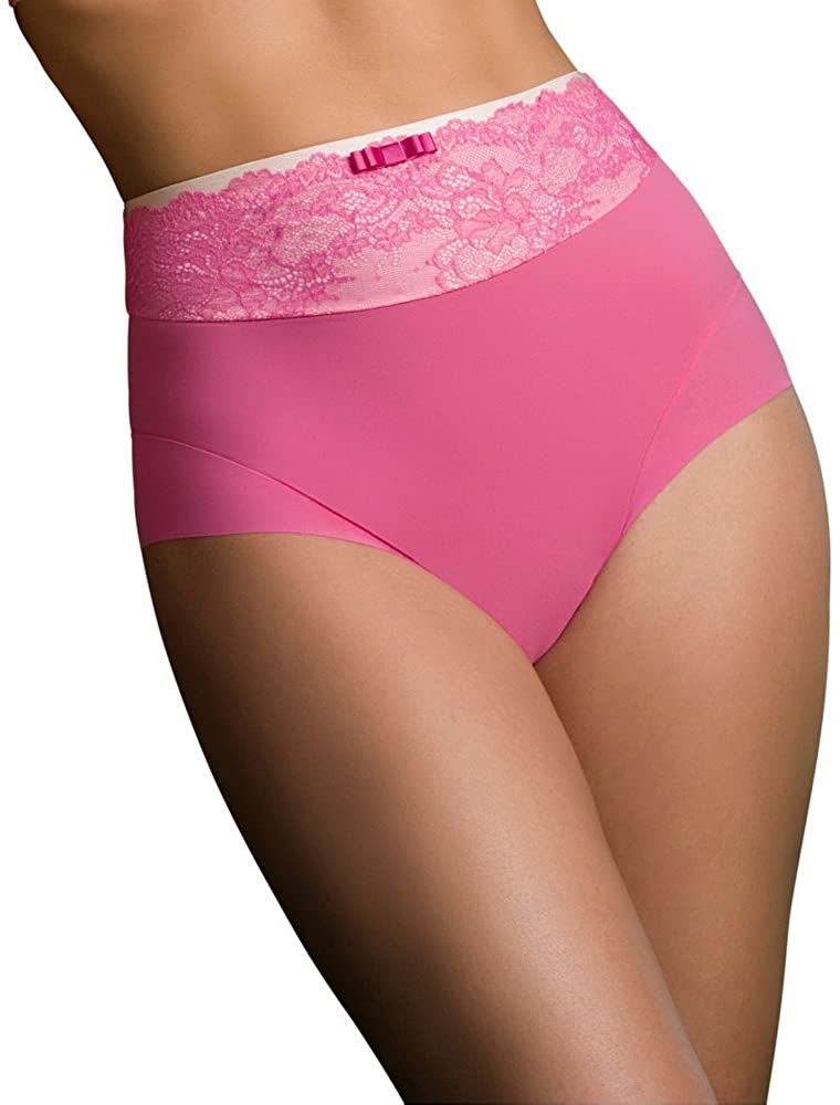 Price:$21.00 Vova Lingerie Lace Embroidery High Waist Brief Panty Delicatesse at Amazon Women’s Clothing store