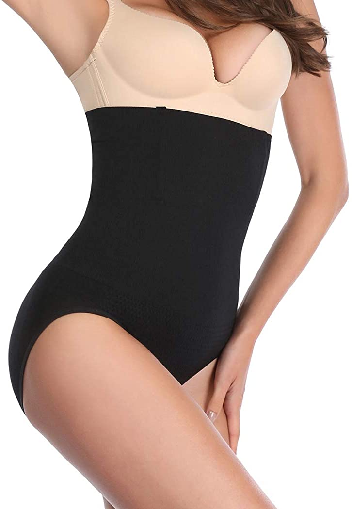 Price:$13.26 WOWENY Waist Trainer Cincher Tummy Control Panties Body Shaper Butt Lifter high Waist Shapewear Thong at Amazon Women’s Clothing store