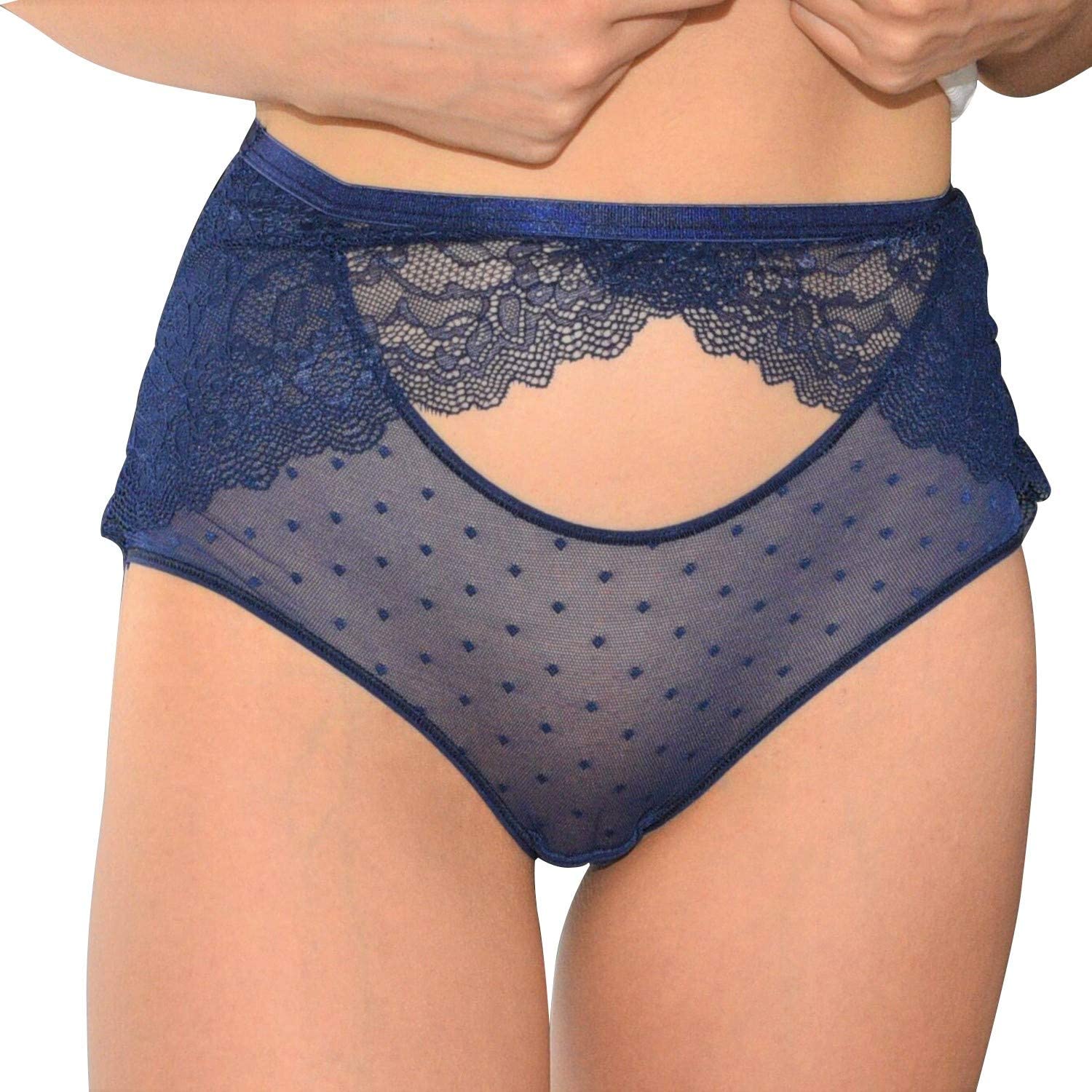 Price:$12.99    Women's High-Waisted Lace Bikini Briefs  Clothing