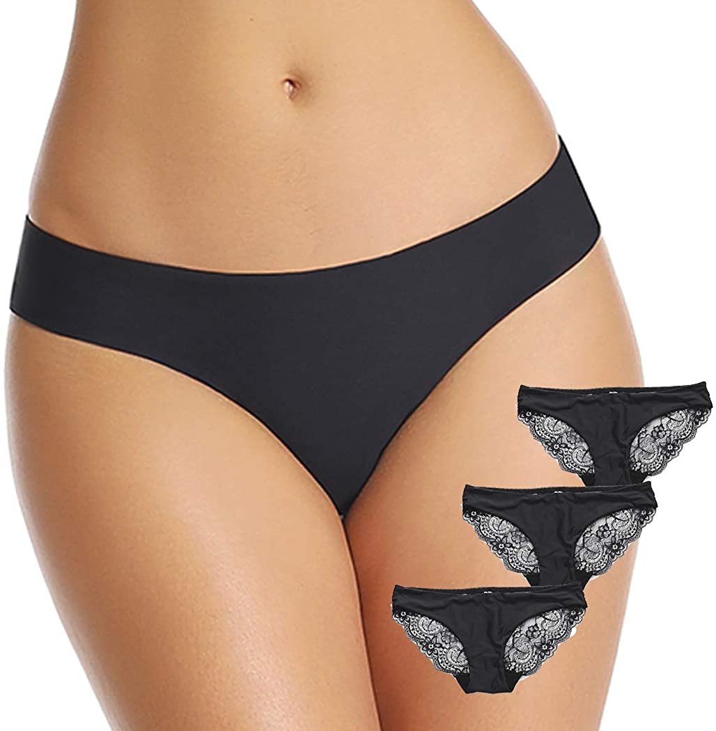 Price:$12.99 Travel Underwear Invisible Womens Briefs JW525354 4041 7273 3334 at Amazon Women’s Clothing store