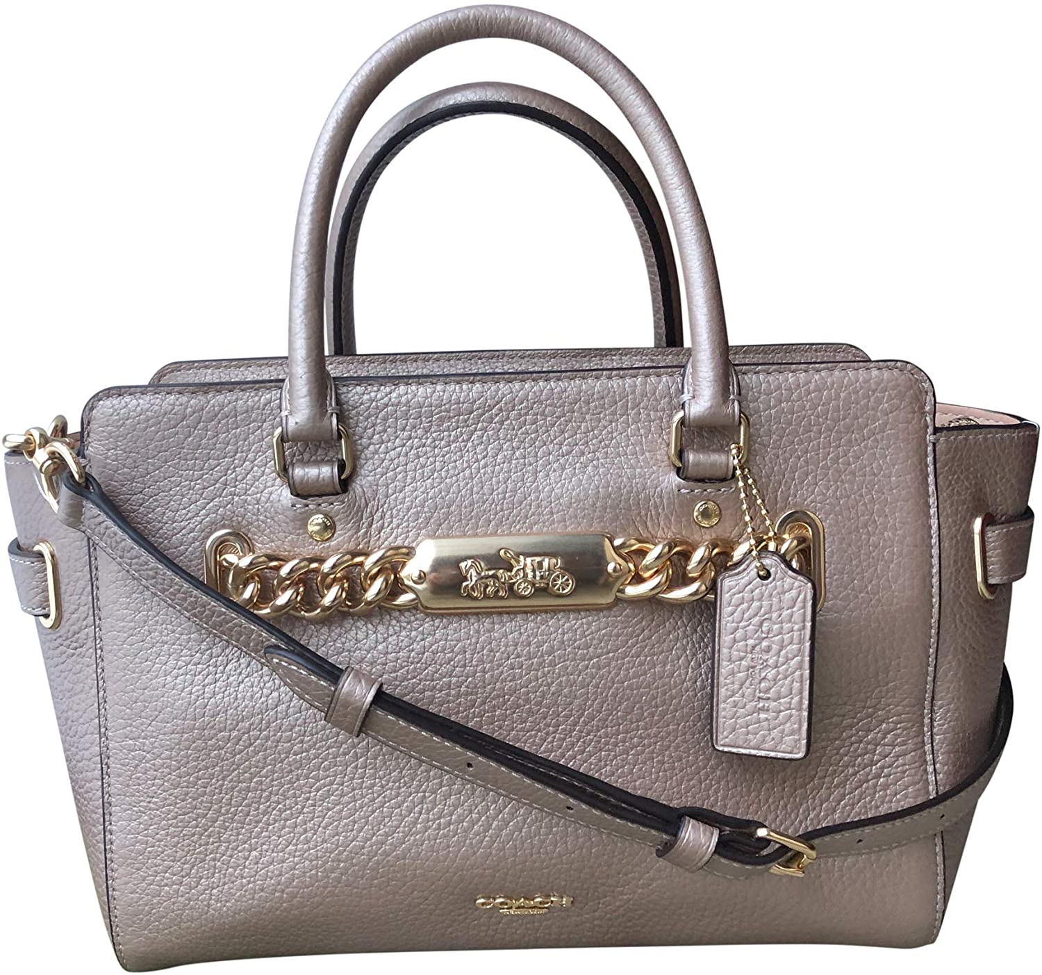 Price:$173.00 Coach Blake Carryall 25 Crossbody, Shoulder Bag, Handbag (Rose Gold)  Handbags   
