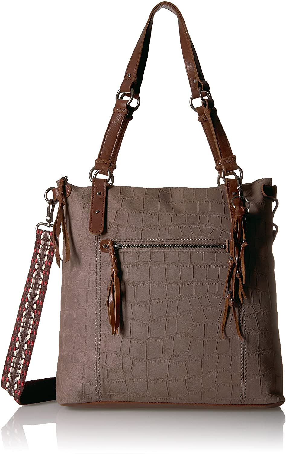Price:$136.79    The Sak Ashland Leather Tote, mushroom crocodile  Clothing