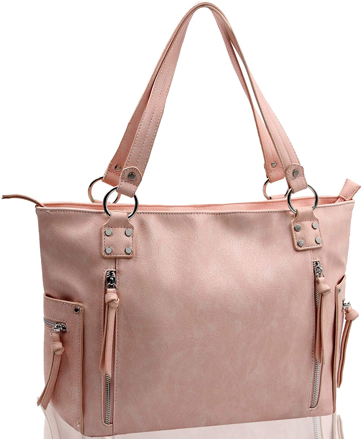 Price:$24.99    Women Handbags Fashion Tote Purse Designer Leather Tote Shoulder Bag Top Handle Bag  Clothing