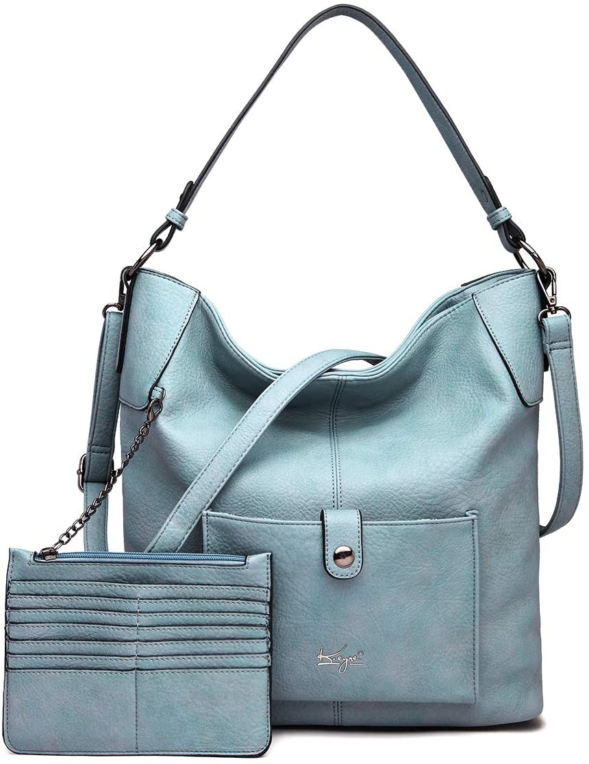 Price:$39.99    Women Shoulder Handbag Purse Top-Handle Hobo Roomy Casua Ladies' Shoulder Bag Fashion PU Tote Satchel Bag for Women (B-KL5208#H2108#903SKY BLUE)  Clothing