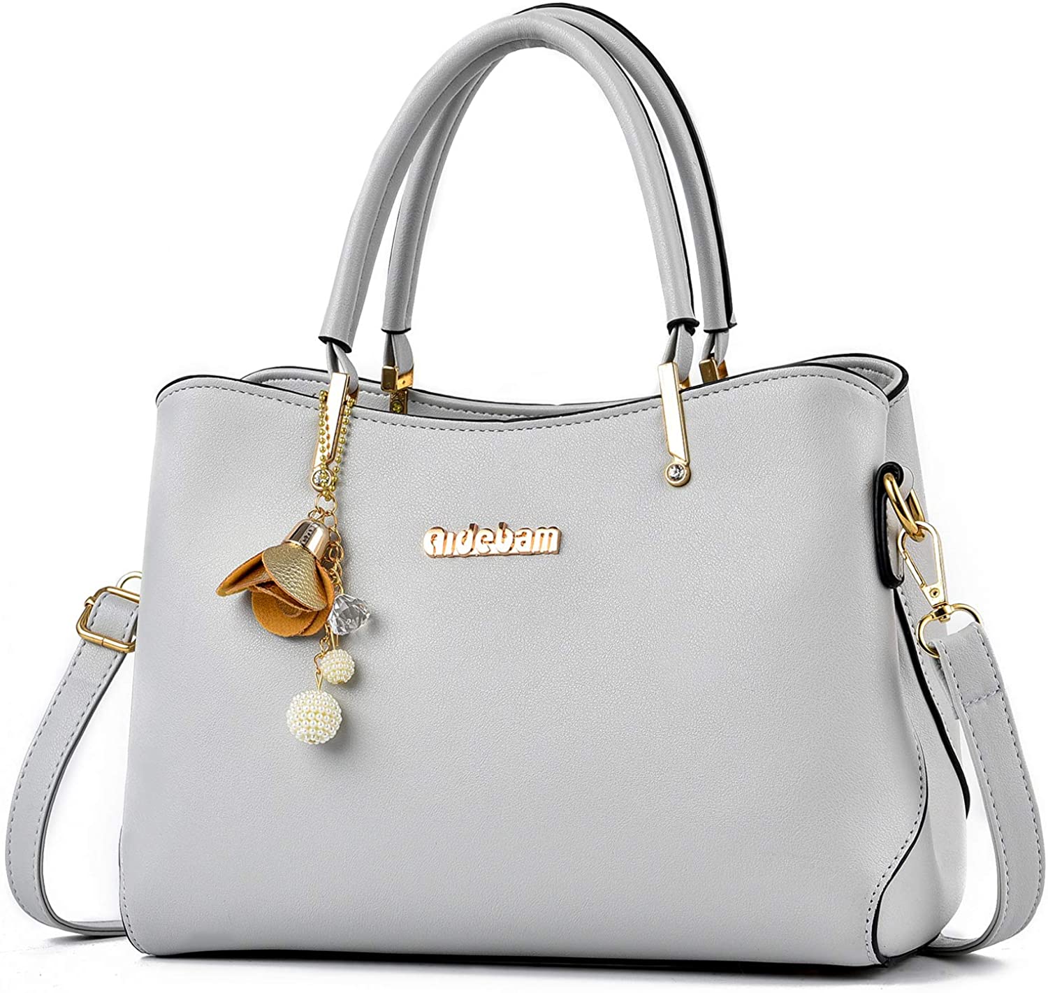 Price:$28.99    Purses and Handbags for Women PU Leather Top Handle Satchel Ladies Shoulder Tote Bags  Clothing