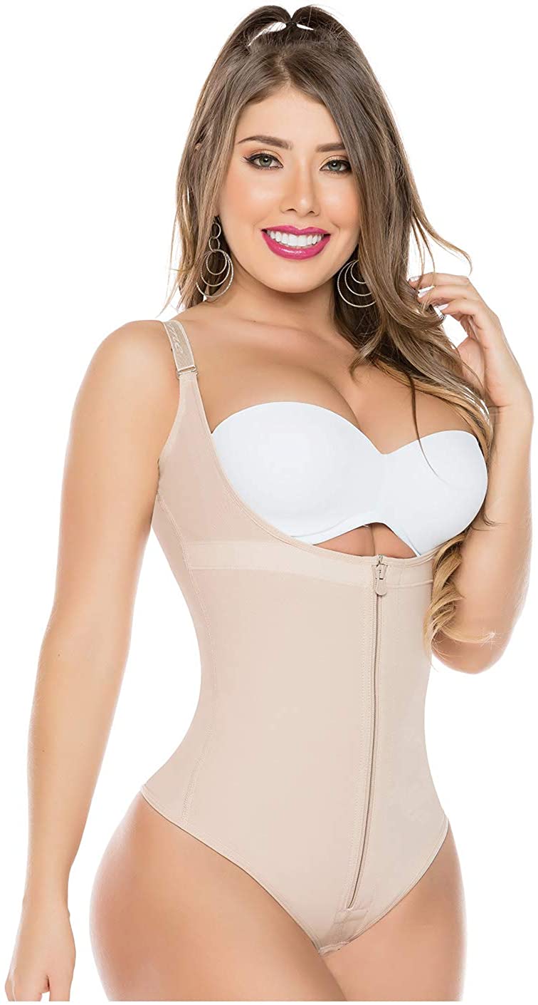 Price:$58.07 Salome 0351 Fajas Reductoras y Moldeadoras Colombianas Bodysuit Thong Shapewear for Women at Amazon Women’s Clothing store