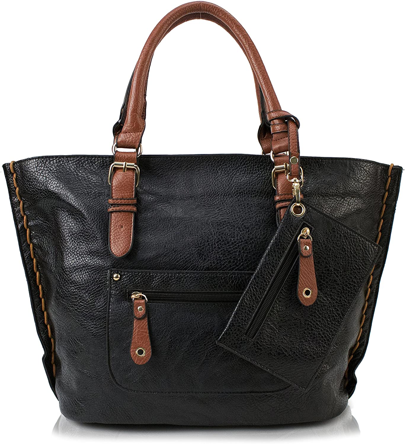 Price:$25.99    Scarleton Large Tote H103501 - Black  Clothing