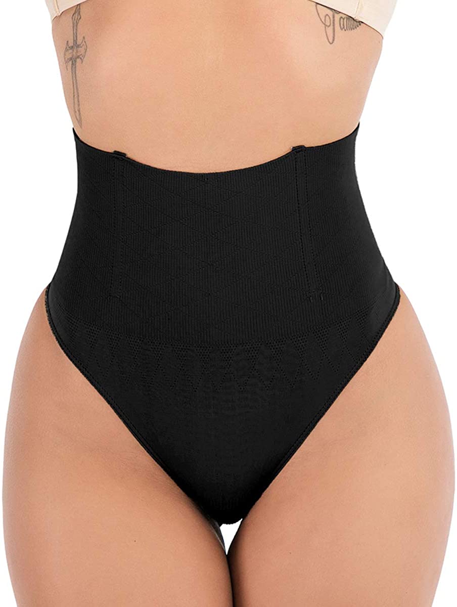 Price:$9.99 FUT Women Butt Lifter Shapewear Waist Cincher Girdle Tummy Control Thong Panty Slimmer Body Shaper at Amazon Women’s Clothing store