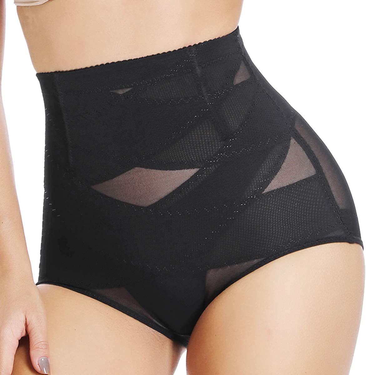 Price:$16.69 Vaslanda Women Ultra Tummy Control Panties Slim Waist Shaper Hi-Waist Butt Lifter Underwear Body Slimming Brief Girdle Panty at Amazon Women’s Clothing store