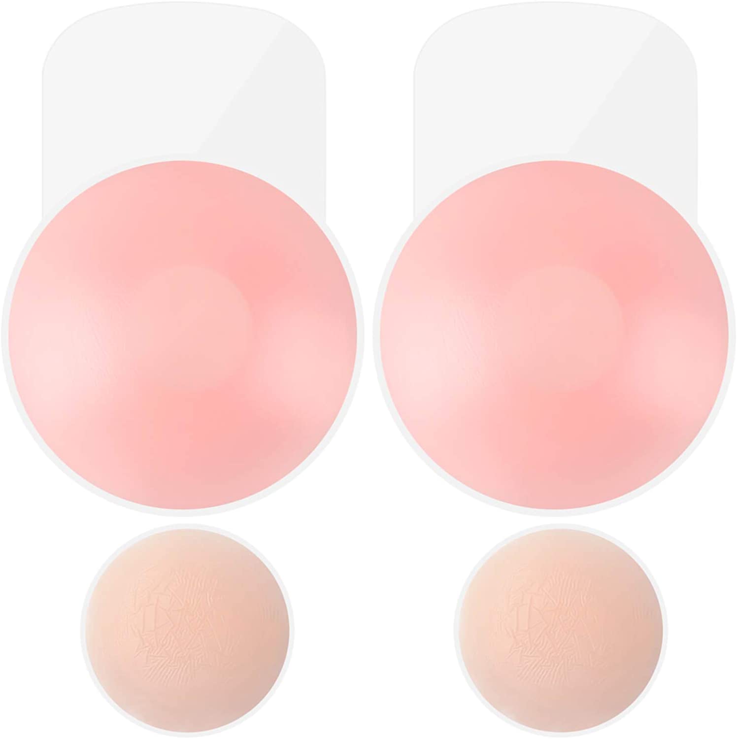 Price:$7.99 MIMEIMIAI Adhesive Bra, Stick On Bra Breast Lift Tape Strapless Bra Pink at Amazon Women’s Clothing store