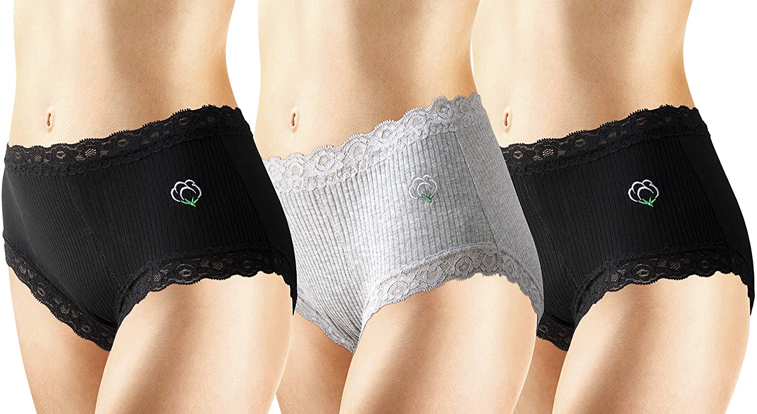 Price:$21.88 Natratouch New 3 Pack Cotton Brief Menstrual Period Panties, Light Incontinence Panties, Absorbent Panties at Amazon Women’s Clothing store