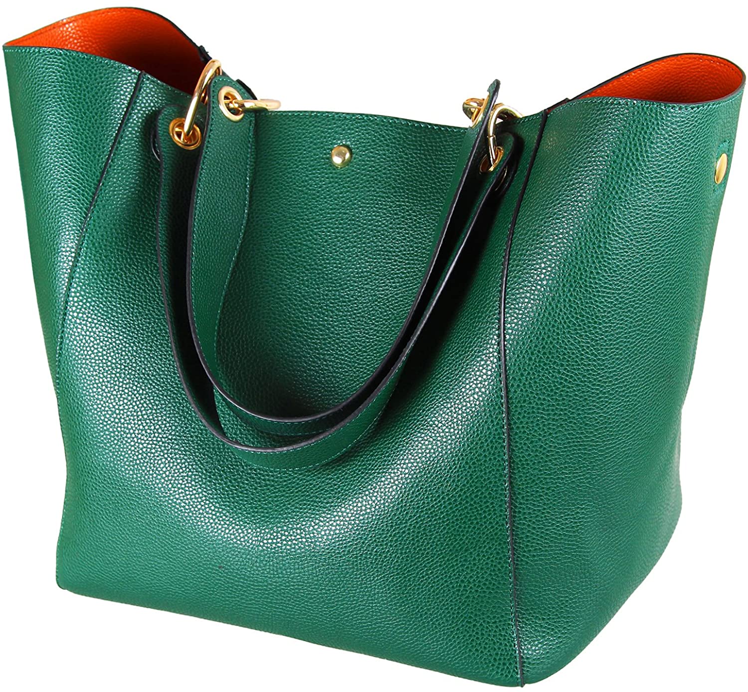 Price:$33.98    SQLP Fashion Women's Leather Handbags ladies Waterproof Shoulder Bag Tote Bags (Green)  Clothing