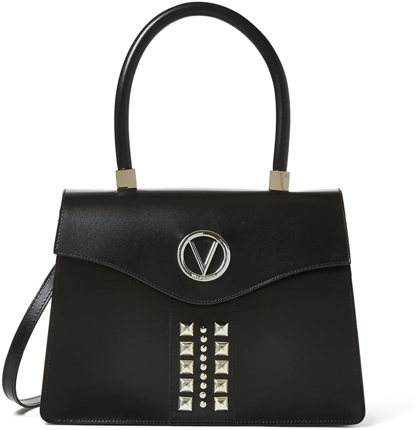 Price:$1095.00 Valentino By Mario Valentino Jade Leather Shoulder Bag - Quartz  Handbags   