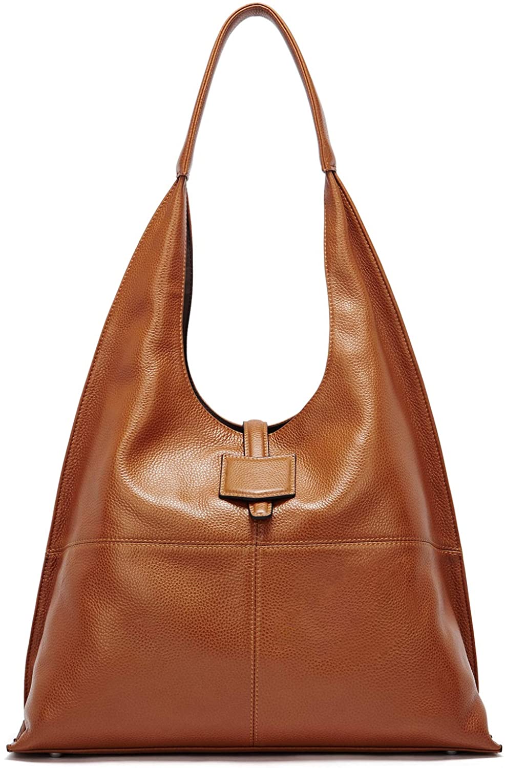 Price:$69.99    BOSTANTEN Women Leather Hobo Handbags Designer Purses Shoulder Bags Brown  Clothing