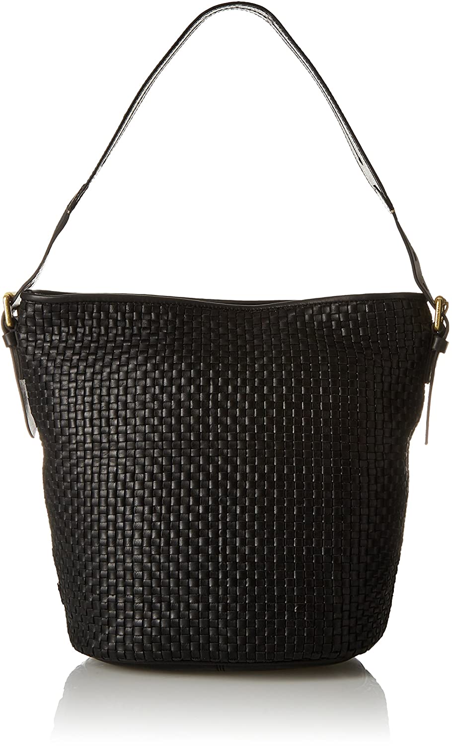 Price:$257.86 Cole Haan Loralie Weave Bucket, Black  Handbags   