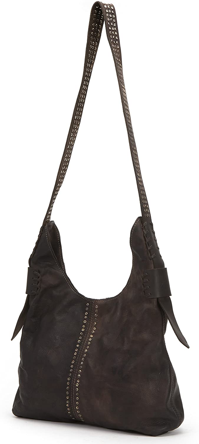 Price:$312.60    FRYE Samantha Studded Hobo, Chocolate  Clothing