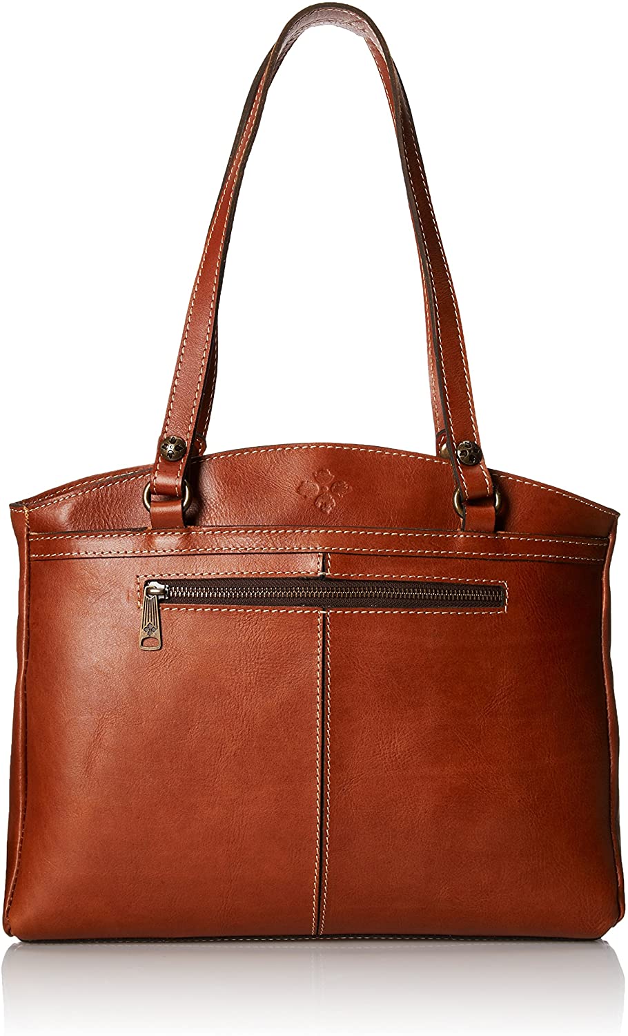 Price:$146.16    Patricia Nash Poppy Top Zip Tote, Tan  Clothing