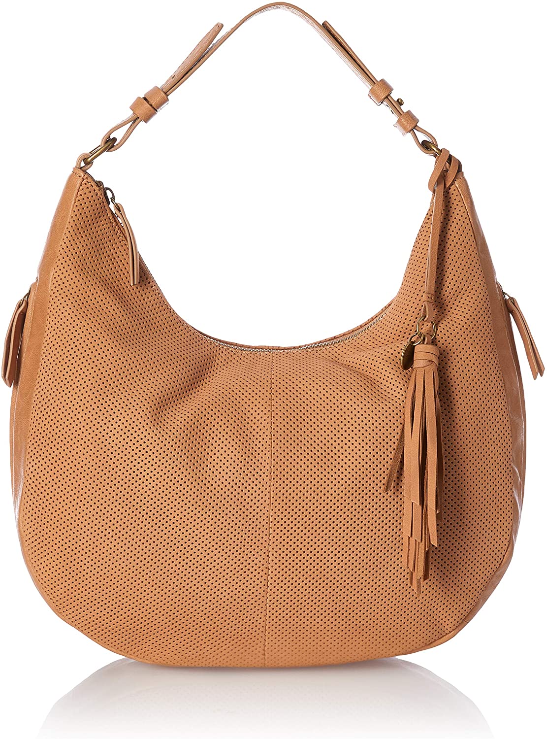 Price:$89.34    Lucky Ebon Perforated Hobo, Vachetta  Clothing