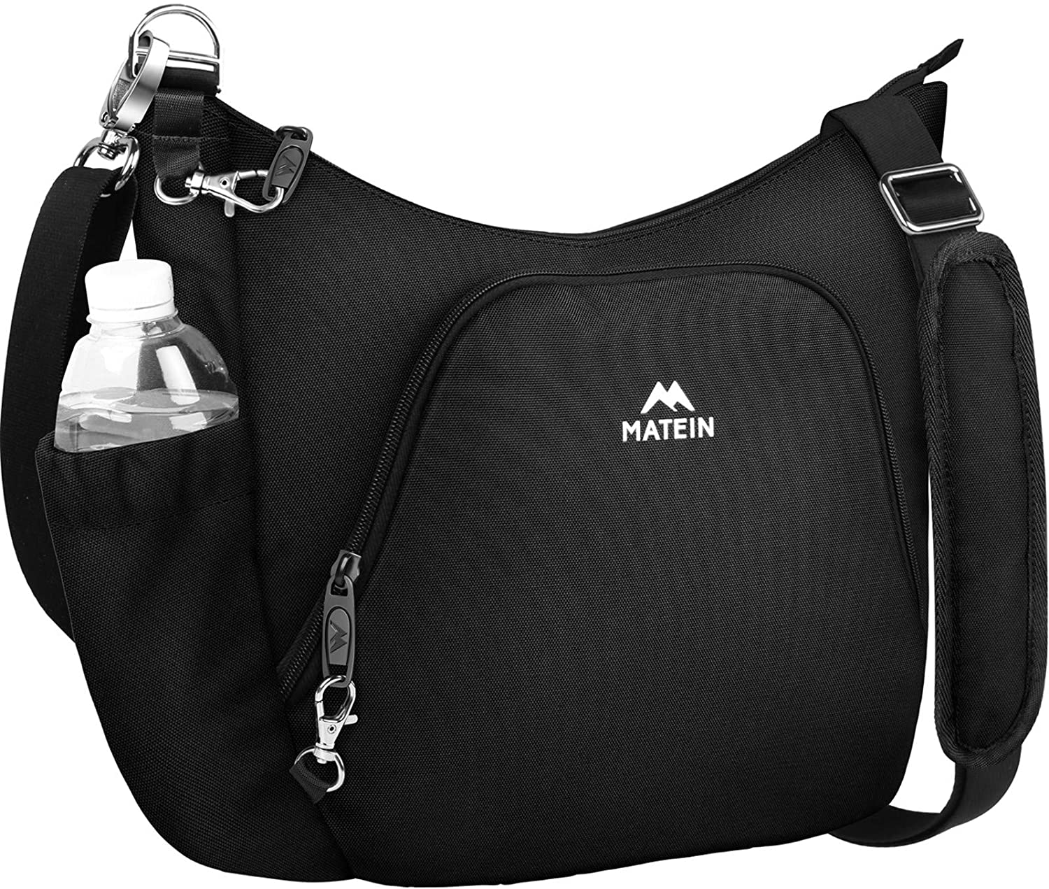 Price:$15.99 Crossbody Bags for Women, School Shoulder Bag College with RFID Pocket Anti Theft Messenger Bag, Water Resistant Large Travel Purse Nylon Big Capacity Satchel Casual Handbag, Black  Handbags   