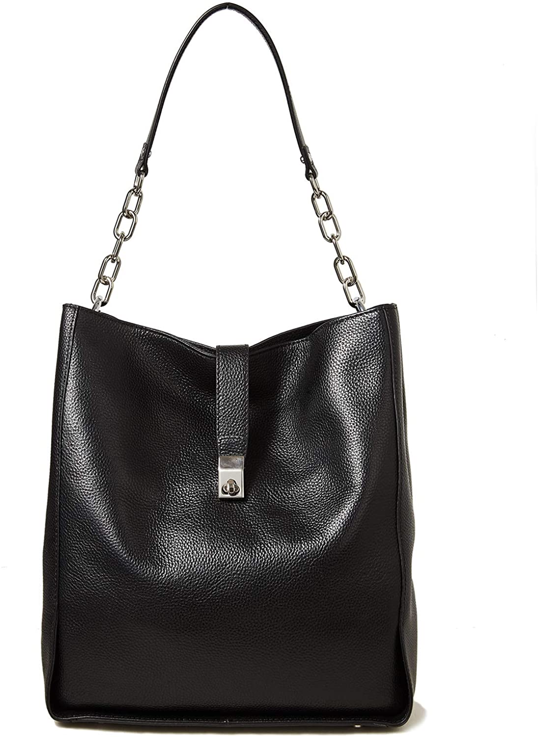 Price:$89.99    Genuine Leather Handbags for Women Soft Hobo Bag Supple Bucket Bag Totes Shoulder Handbags  Clothing