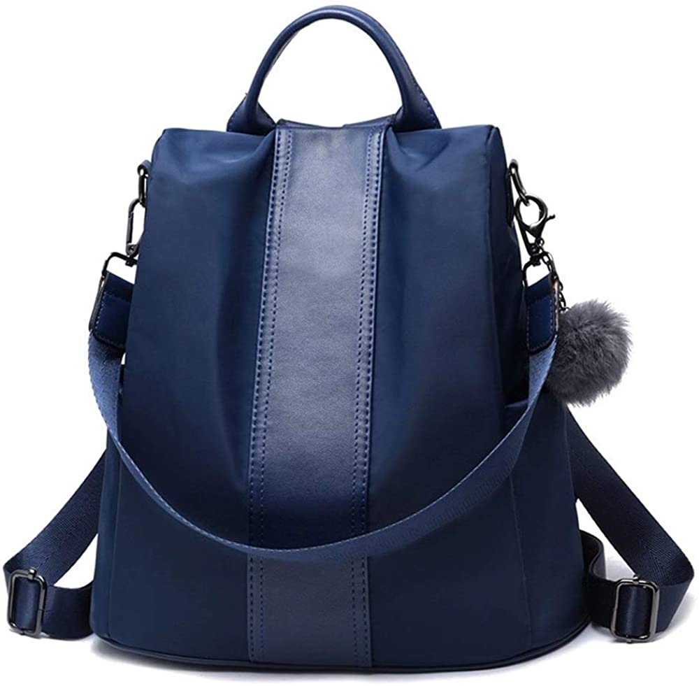 Price:$17.98    Women Backpack Purse Waterproof Anti-theft Nylon Rucksack Lightweight Convertible Casual Travel Shoulder Bag  Clothing