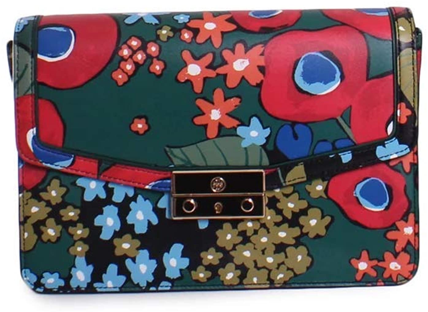Price:$344.99 Tory Burch Juliette Darling Floral Ladies Medium Leather Shoulder Bag 42075961  Handbags   